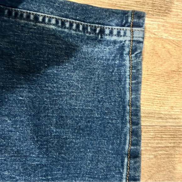 Wrangler Blue Straight Jeans Classic Fit 34x30 - Picture 5 of 6